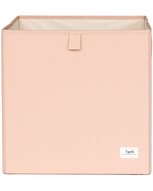 3 Sprouts Storage Box - Clay - 100% Recycled Polyester  33x33x33cm Storage organisers