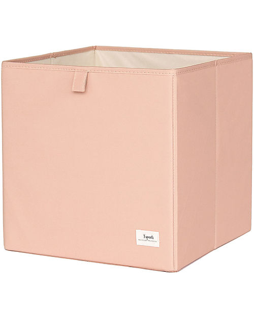 3 Sprouts Storage Box - Clay - 100% Recycled Polyester  33x33x33cm Storage organisers
