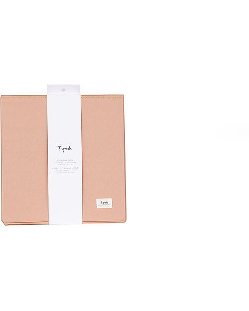 3 Sprouts Storage Box - Clay - 100% Recycled Polyester  33x33x33cm Storage organisers