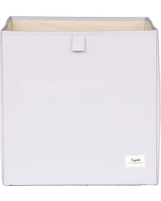 3 Sprouts Storage Box - Light gray - 100% Recycled Polyester 33x33x33cm Storage organisers