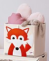 3 Sprouts Storage Box - Orange Fox - Suitable for Ikea Kallax Storage organisers