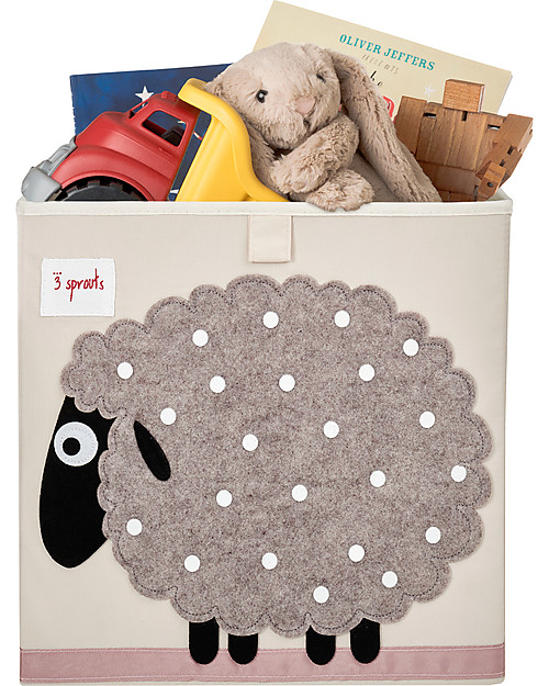 3 Sprouts Storage Box - Sheep - Suitable for Ikea Kallax Storage organisers