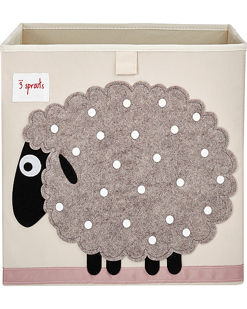 3 Sprouts Storage Box - Sheep - Suitable for Ikea Kallax Storage organisers