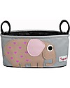 3 Sprouts Stroller Organizer - Elephant - Suitable for all Strollers! Organize and Bags
