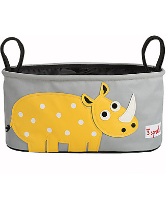 3 Sprouts Stroller Organizer - Rhino - Suitable for all Strollers! Stroller Accessories