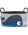 3 Sprouts Stroller Organizer - Whale - Suitable for all Strollers! Organize and Bags