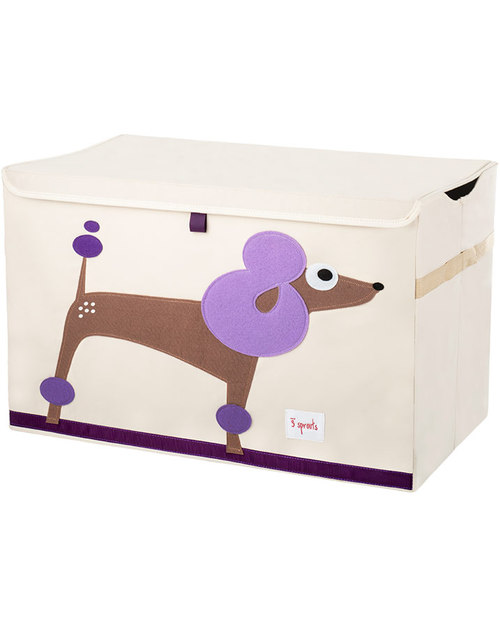 3 Sprouts Toy Chest - Dog - Clean the Bedroom with Imagination Toy Storage Boxes