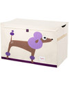3 Sprouts Toy Chest - Dog - Clean the Bedroom with Imagination Toy Storage Boxes
