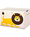 3 Sprouts Toy Chest - Lion -  Clean the Bedroom with Imagination Toy Storage Boxes