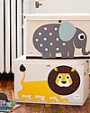 3 Sprouts Toy Chest - Lion -  Clean the Bedroom with Imagination Toy Storage Boxes