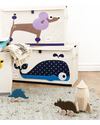 3 Sprouts Toy Chest - Whale - Clean the Bedroom with Imagination Toy Storage Boxes