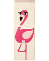 3 Sprouts Wall Organiser with 3 Pockets - Flamingo - 100% Cotton Canvas! Wall Storage Organize