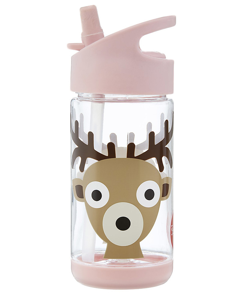 Kids Leak Proof Cup with Carrying Case miuse 25oz Water Bottle with Straw for Kids BFA Free Plastic Unicorn Water Bottle for Child,Outdoor