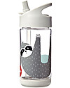3 Sprouts Water Bottle with Spout - Sloth - 350 ml - BPA e phthalate free Non-Thermal Water Bottles