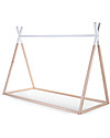 Tipi Bed Frame, Beech Wood - 200x90 cm