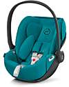 Cloud Z2 i-Size Infant Car Seat - River Blue - 180° Rotating Mechanism