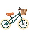 Balance Bike First Go, Dark Green - For kids from 3 to 5 years old!