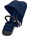 Second Seat for Gazelle S Stroller - Black/Navy Blue