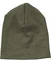 Baby Cap - Olive - Virgin Wool and Silk - GOTS Certified