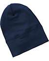 Baby Cap - Navy  - Virgin Wool and Silk - GOTS Certified