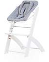 White Newborn  Seat + Grey Cushion - For Evosit and Lambda Chair