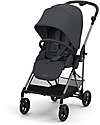 Melio Stroller - Monument Grey - Light and Versatile - from birth up to 15kg