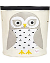 Storage Bin - Snowy Owl - 100% Cotton