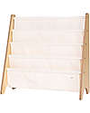 Montessori Book Rack - Cream - Recycled Polyester - 61x63x25,4 cm