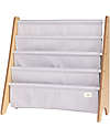 Montessori Book Rack - Light gray - Recycled Polyester - 61x63x25,4 cm