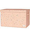 Folding Toy Chest - Terrazzo Clay - 100% Recycled Polyester - 62x38x38cm
