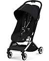 Orfeo Light Stroller - Moon Black - Compact Comfort from birth to 4 years!