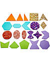 Set of 21 Rainbow Glittery Shapes for LED Panel - Fun and Sensory  Knowledge - 3+ years