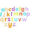 Set of 26 Glittery Letters for LED Panel - Fun and Sensory Knowledge
