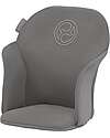 Lemo Highchair Cushion - Suede Grey/Mid Gray - Super Comfort Lemo Highchair Cushion - Suede Grey/Mid Gray - Super Comfort