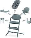 Lemo 4in1 Evolutive Highchair - Stone Blue / Mid Blue Lemo 4in1 Evolutive Highchair - Stone Blue / Mid Blue