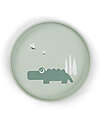 Foodie Plate - Croco Green - 100% Food-Grade PP