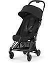 Coya Stroller - Sepia Black Matt Frame - Light and Ultra-Compact from Birth to 4 Years