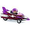 Miss Burgundy toy car - Crazy Motors - in Metal