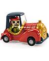 Red Skull toy car - Crazy Motors - in Metal