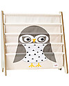 Montessori Front Facing Book Rack - Grey Owl