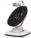 4moms MamaRoo Electric Bouncer 5.0 - Multi-Motion Baby Swing - Black Bouncers