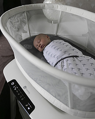 4moms MamaRoo Sleep Bassinet - Birch - 5 Rocking Motions in 5 Speeds Cribs & Moses Baskets