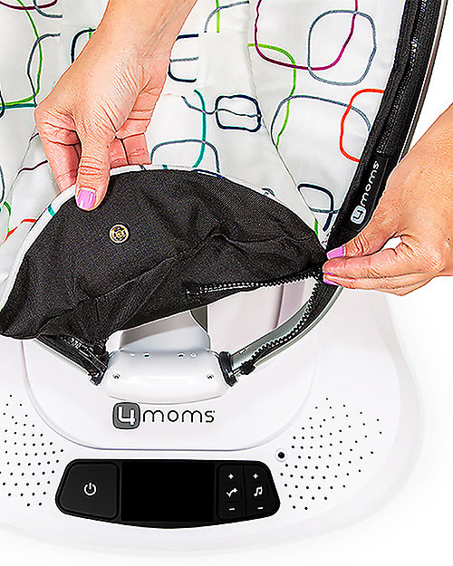 4moms OUTLET - Electric Baby Swing MamaRoo 4.0 Infant Seat - Multi Plush - Replicate Parents Natural Motion - Showroom Sample Bouncers