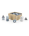 Wooden Shape Sorting Box - Blue - FSC-certified Beechwood