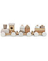 Wooden Stacking Train - Nougat - FSC-certified Beechwood