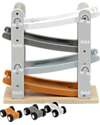 Wooden Slider Racetrack - 3 Cars Includes!