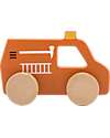 Wooden Fire Truck Toy - Red Wooden Fire Truck Toy - Red