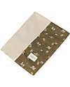 Stories Changing Table Cover - Brown Lilac - 50x70x10 cm - 100% Organic Cotton