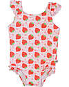 Baby Ruffled One Piece Swimsuit - Strawberry