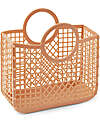 Samantha Small Basket Beach Bag - Tuscany Rose - Multifunctional